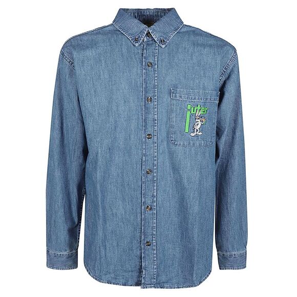 Iuter Men's Shirts Clear Blue